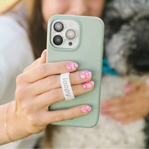 Loopy iphone 13 Sage Green Phone Case